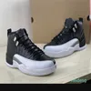2022 Mens Basketball Shoes Athletic 12s الأسود الأسود-Red-White Outdoor Sports Sneakers المدربون 5625267p