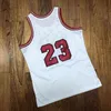 College Wears Man Thick Stitched Mitchell Retro Ness Mesh #23 #45 Michael MJ Basketball Jerseys Red White Black All-Star Breathable Sports V