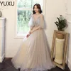 Evening Dresses Long Pearls Transparent Evening Gowns Formal Celebrity Prom Dresses