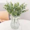 Faux Floral Greenery Green Plastic Fake Eucalyptus Voice Faux Artificial Plants For Home Decor Plantas Artificiales Turning Party Garden Decoration J220906