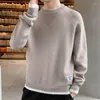 Pulls pour hommes 2022 Arrivée d'hiver Chaud O-Cou Style Coréen Pull Hommes Marque Vêtements Tricoté Cachemire Pull Tops D153