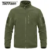 Vestes pour hommes tacvasen full zip up up tactical army veste en toison militaire thermale thermique couches pour hommes