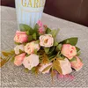 Faux Floral Greenery 1 Bunch Of 10 Artificial Flowers Rose Bud Flower Silk Flower Artificial Flower Diy Home Garden Wedding Decoration J220906
