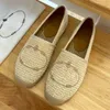 A tone on-tone version Hemp espadrilles Shoe signature logo decorates design of these Espadrilles The hand stitched sole features rubberized famous brand shoes