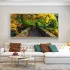 Canvas Schilderij Natuurlijk Herfstlandschap Landschap Posters en Prints Scandinavische Muurkunst Foto Voor Woonkamer Home Decor