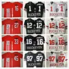 NCAA College Ohio State Buckeyes Football Jerseys 1 Braxton Miller 12 Cardale Jones 15 Ezekiel Elliott 16 J.T Barrett 97 Joey Bosa Johnson George Griffin Bosa Jersey