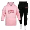 Mens set upp varumärke joggar designer tracksuit män hoodies byxor herr kläd tröja tröja pullover mode casual sportkläder kvinna tra282x