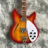 12-snarige elektrische gitaar Ricken 360 Cherry red Burst body palissander toets