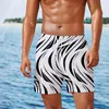 Pantaloncini da uomo Estate 2022 Sport Pantaloni casual da uomo larghi Motivo a onde Stampa 3D Pantaloni da spiaggia alla moda ad asciugatura rapida a cinque punti