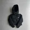 22SS Winter Trapstar London Down Jacket Damen Uner abnehmbare Kapuze - schwarze weiße Ente Down Füllung für extrem