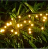 Солнечные садовые огни на открытом воздухе ландшафтный фейерверк Firefly Light Light Decor 6/8/10LED