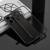 Ultra Thin Phone Cases For iPhone11 12 13 14/pro/promax/max/12 13/mini/xr/xs/xsmax/7 8/plus/SE2 Frosted Electroplated Transparent Case