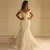 2022 Real Image Elegant Lace Mermaid Wedding Dress Church L￤mplig f￶r br￶llopsbrudkl￤nningar skr￤ddarsydda nyaste