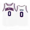 Wskt porte un maillot de basket-ball personnalisé des Wildcats de l'Arizona 2021 Steve Kerr Chase Jeter Ira Lee Devonaire Doutrive Zeke Nnaji Nico Mannion Josh