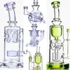 Vintage Seed of Life Perc Glas BONG Shisha Wasserpfeife kann Kundenlogo von DHL UPS CNE anbringen