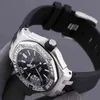 Serie Fine Steel Case Octagonal Tough Guy Luxury Diamond Ring Mens Mechanical Watch