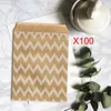 Gift Wrap Brown Bags Lightweight Eco Friendly Reusable Festival Boutique For Wedding Christmas Packaging Birthday Party Popcorn