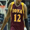 Giyiyor Özel Kolej Iona Gaels Basketbol Forması Isaiah Ross Nelly Junior Joseph Tahlik Chavez Dwayne Koroma Dylan van Eyck Berrick Jeanlou