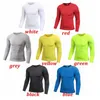 Heren T-shirts Comfortabele Heren Compressie Onder Basislaag Top Lange Mouw Panty Sport Rashgard Running T-shirt Gym T Shi251r