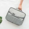 Duffel Bags 7pcs/Set Men Travel Set Setts Водонепроницаемые упаковочные кубики портативная одежда Организатор Организатор Женский багаж аксессуары 2022