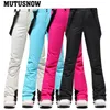 Ski Pantalon Hiver Femmes En Plein Air De Haute Qualité Coupe-Vent Imperméable Chaud Neige Pantalon Snowboard Marque 220906