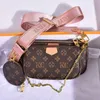 Women Crossbody Purse Messenger Facs Handbags Flowers Designers Counter Lady Leather Bag Crossbody Women With Box
