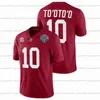 American College Football Wear College Custom Alabama Crimson Tide Jersey College Football 2021 Cotton Bowl Bryce Young Henry To'oTo'o 8 John Metchie III Will Ander