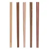 Bacchette di bambù in legno naturale giapponese Salute senza lacca Cera Stoviglie Stoviglie Hashi FY5561 906