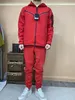 Tracksuits Winter Men Tech Fleece Track Suit l￥ng￤rmad byxa jacka tekniker sportkl￤der hoodies tr￶jor tr￶jor huva herrar sp￥r kostymer hoodie techfleece jogger