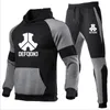 Tute da uomo Autunno Defqon1 Rock Prints Tuta da uomo 2 pezzi Set felpa Pantaloni della tuta Abbigliamento sportivo Felpe con cappuccio da uomo casual Suit 220906