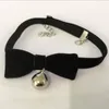 Boinas de boina no estilo punk punk colar de gargantilha para mulheres bell pingente colarinho preto fita de veludo