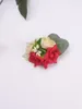 Kopfschmuck, Hochzeit, Haarschmuck, schicke rote Rose, Blumen-Clip, Wald, Bankett, Party-Dekoration für Frauen oder Mädchen