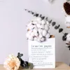 Faux bloemen groen witte katoenen kop kunstmatige bloemen diy kerst krans accessoires huis natuurlijke gedroogde bloem slinger bloem wandmateriaal J220906