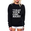 Kadınların hoodies kızınıza davranın doğru mektuplar baskı kazıkları sonbaharda kadınlar sweatshirtler gündelik kadın eşofman moleton feminina