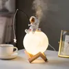 Decorative Objects Figurines Astronaut Home Decoration Resin Space Man Miniature Night Light Humidifier Cold Fog Machine Accessories Birthday Gifts 220906