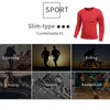 Men's T-Shirts Comfortable Mens Compression Under Base Layer Top Long Sleeve Tights Sports Rashgard Running T-shirt Gym T Shi2775