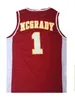 Uomo High School Wildcats Mountzion Tracy 1 McGrady Basketball Competition Top Jersey PORTND Poliestere Regur Fit Gilet sportivo