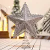 Decorações de Natal Árvore Top Top Star Cut Out Festival Festival Prop Party Ornament Supplies