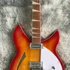 12 -strunowa gitara elektryczna Ricken 360 Cherry Red Burst Body Body Rosewoodonboard