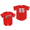 College Baseball Wears College Mens Kenny Powers #55 Eastbound Down Mexican Myrtle Beach Mermen Charros Kenny Powers Men Women Youth Baseball Jerseys Double Stitch