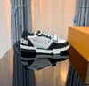 Designer casual schoenen time-out sneakers Zacht Emed lamsleer kalfsleer trim wit patroon buitenzool retro stijl mode schoen