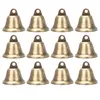 Feestbenodigdheden Bells Brass Jingle Bellcrafts Vintage Smallcow Bronze Metal Hangende gouden deurbel Rustieke Craft Bulk Koper Crafts Style