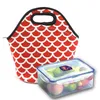 Sublimation Blanks Sac fourre-tout en néoprène réutilisable Party Favor sac à main isolé Sacs à lunch souples avec fermeture à glissière Design pour l'école de travail FY3499 906