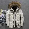 Canada Mens Winter Down Jackets Womens Puffer Jacket Thick Coats Long Warm Outdoor Classic Windproof Waterproof Parka white