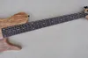 5 strängar Elektrisk basgitarr med Spalted Maple Veneer Rosewood Fretboard 24 FRETS