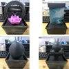 Objetos decorativos Figuras Ornamento de desktop Modo de carregamento USB Crafts de fonte de água adequados quarto de escritório de aprendizado de aprendizado 220906