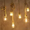 Kolye lambaları Endüstriyel Retro Loft Halat Lights Restoran Bar Mutfak Asılı Basit Vintage Edison Ampul LED E27 Droplight