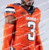 ملابس الكلية الأمريكية لكرة القدم 2019 NCAA Syracuse Orange # 2 Eric Dungey 1 Sean Riley 17 Jamal Custis 7 Andre Cisc 86 Trishton Jackson Blue White Football Jersey