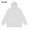 Sweats à capuche pour hommes Sweat-shirts surdimensionnés Squelette Zip Up Hoodie Veste Hommes Streetwear Gothique Mousse Impression À Capuche Mince Unisexe Printemps Automne 220905