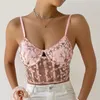 Hommes Body Shapers Femmes Dentelle Soutien-Gorge Sans Bretelles Satin Tube Top Crop Bustier Sheer Casual Blouse Tops Mini